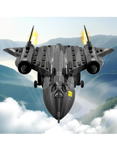 Set de Construcción Jet de Combate SR-71 TOY PLAYER 183 Piezas
