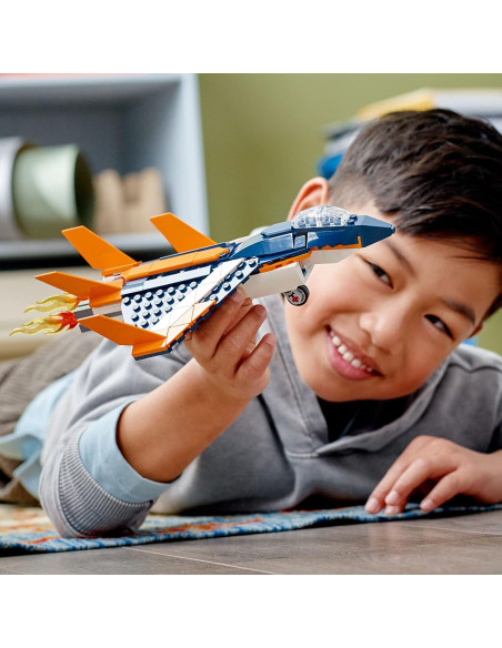 LEGO Creator 3en1 Avión Supersónico 31126 - Juguete de Construcción LEGO Creator 3en1 Avión Supersónico 31126 - Juguete de Construcción