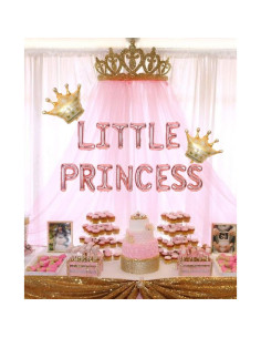 Decoración Baby Shower Princesa JeVenis - Globos y Fiesta Infantil 2