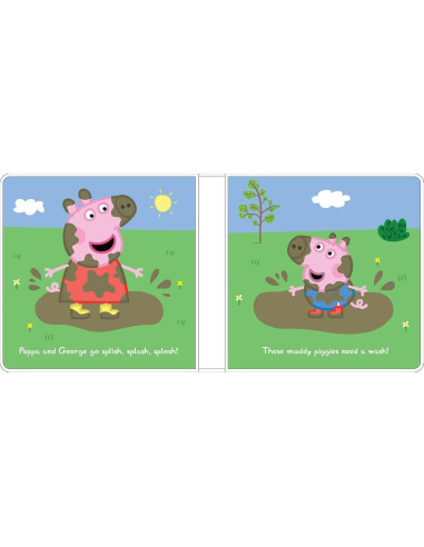 Conjunto de 3 Libros de Baño Espumosos para Bebés - Plaza Sésamo, Disney, Peppa Pig