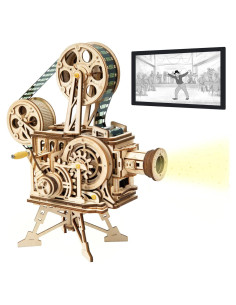 Rompecabezas 3D ROKR Vitascope Proyector de Películas Madera