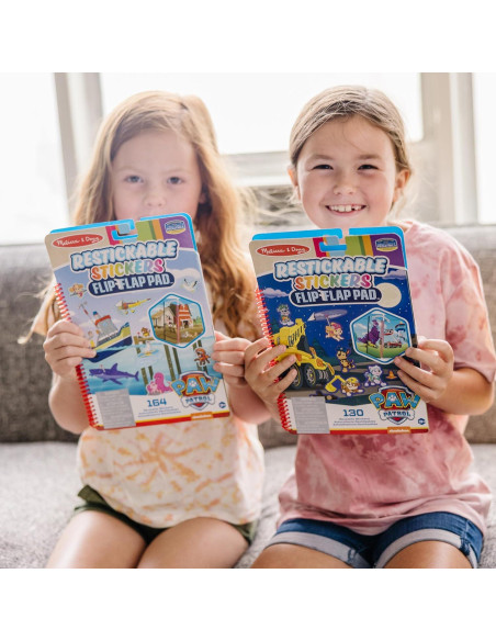 Libro de Pegatinas Reutilizables PAW Patrol Melissa & Doug 5 Escenas Libro de Pegatinas Reutilizables PAW Patrol Melissa & Doug 5 Escenas