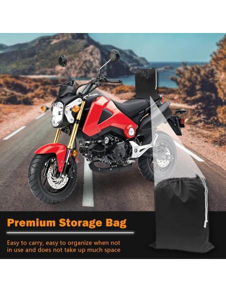 Funda de Motocicleta CoukouCover L Impermeable 231x94x124cm Funda de Motocicleta CoukouCover L Impermeable 231x94x124cm