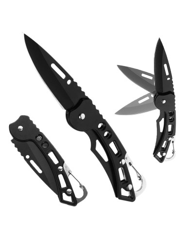 Cuchillo Plegable Hidoer 2 Pcs 6.35 cm Camping Supervivencia
