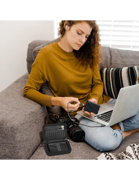 Funda Organizador para SSD Samsung T9/T7 1TB/2TB/4TB - Negro Funda Organizador para SSD Samsung T9/T7 1TB/2TB/4TB - Negro