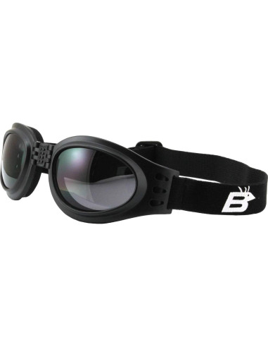 Gafas de Motocicleta Plegables Birdz con Lentes Ahumados y Morados