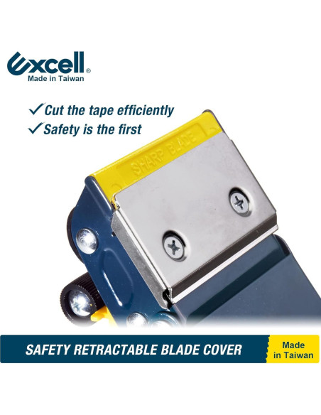 Dispensador de Cinta de Embalaje Excell ET-22686 5.08 cm Metal Dispensador de Cinta de Embalaje Excell ET-22686 5.08 cm Metal