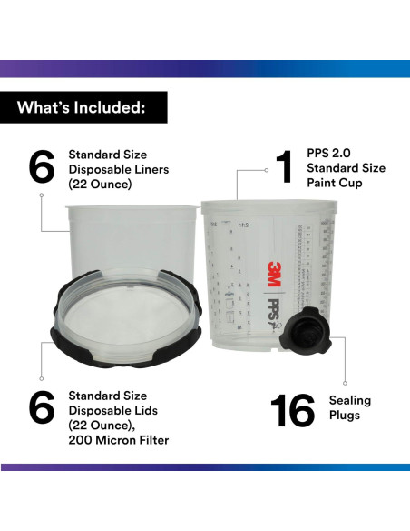 Kit de inicio 3M PPS 2.0 con taza y filtros 620 ml Kit de inicio 3M PPS 2.0 con taza y filtros 620 ml