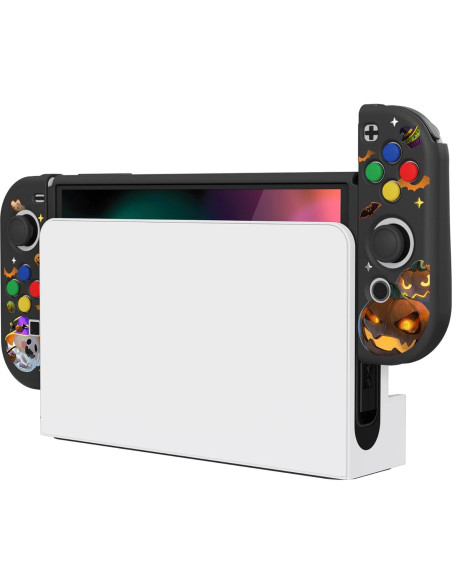 Funda Protectora PlayVital para Nintendo Switch OLED - Halloween Funda Protectora PlayVital para Nintendo Switch OLED - Halloween