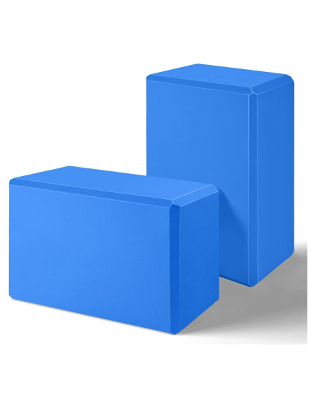 Bloques de Yoga Biguphate Pack de 2 EVA Antideslizantes 23x15x8cm Bloques de Yoga Biguphate Pack de 2 EVA Antideslizantes 23x15x8cm
