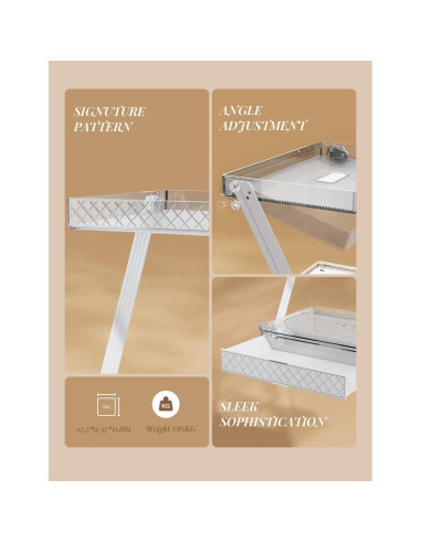 Organizador de Baño Neatora Acrílico Transparente 2 Niveles