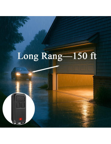 Control Remoto Universal para Puertas de Garaje LongCtrl 890MAX