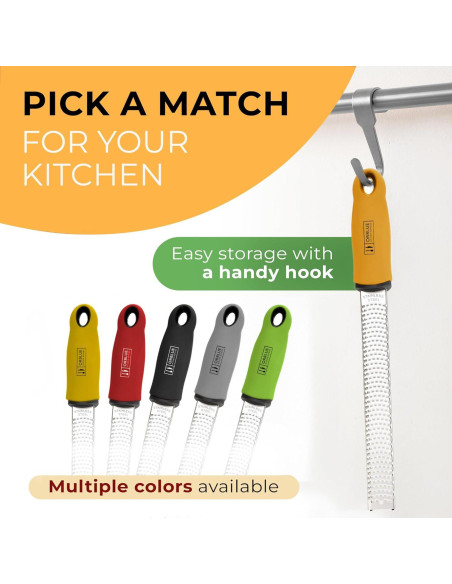 Rallador de Limón y Queso Orblue - Acero Inoxidable 30.5 cm