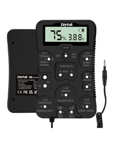 Probador de Baterías Dlyfull B4 con Pantalla LCD Universal