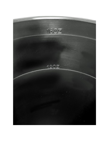 Tazas de café reutilizables Rolling Sands 60 Pk negras 480 ml Tazas de café reutilizables Rolling Sands 60 Pk negras 480 ml