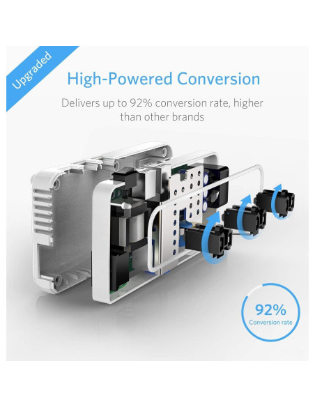 Adaptador de Viaje Universal BESTEK 220V a 110V 4 Puertos USB Adaptador de Viaje Universal BESTEK 220V a 110V 4 Puertos USB