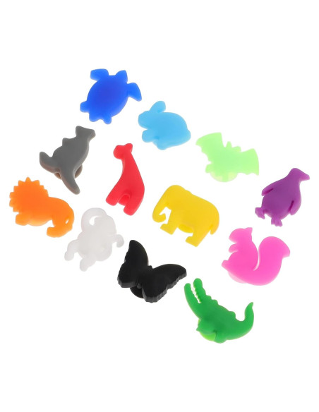 12 Marcadores de Vino de Silicona Animal ARTIBETTER 3x2.2cm 12 Marcadores de Vino de Silicona Animal ARTIBETTER 3x2.2cm