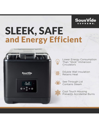 Cocinero Sous Vide SOUS VIDE SUPREME Touch 9 Litros Táctil