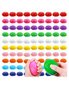 40 Pelotas Antiestrés Cerebrales Kasyat 7.1 cm Coloridas