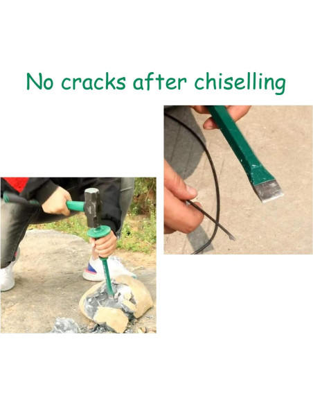 Cincel de Albañil Lestino 30 cm Acero Forjado Antideslizante Cincel de Albañil Lestino 30 cm Acero Forjado Antideslizante