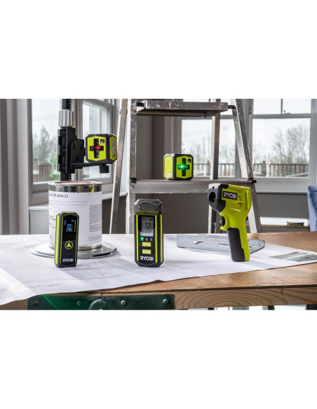 Medidor de Distancia Láser Ryobi RBLDM20 20m Preciso Compacto Medidor de Distancia Láser Ryobi RBLDM20 20m Preciso Compacto