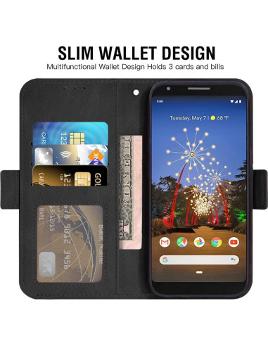 Funda Asuwish para Google Pixel 3a con Soporte y Protector