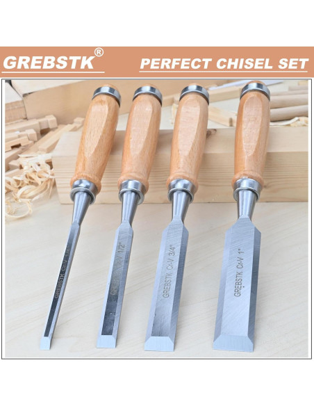 Juego de Cinceles y Limas GREBSTK - 9.5" y 12" - Acero Cr-V Juego de Cinceles y Limas GREBSTK - 9.5" y 12" - Acero Cr-V