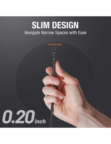 Cámara de Inspección Doble Lente Teslong NTS500B 5mm 1.52m Cámara de Inspección Doble Lente Teslong NTS500B 5mm 1.52m