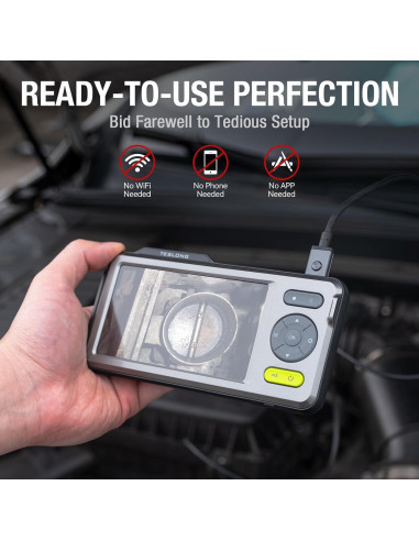 Cámara de Inspección Doble Lente Teslong NTS500B 5mm 1.52m