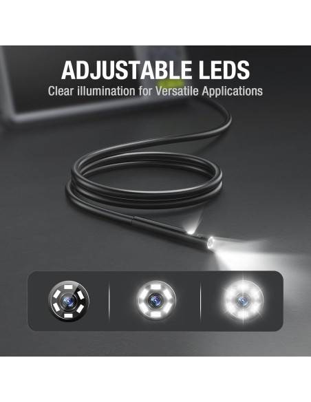 Cámara de Inspección Doble Lente Teslong NTS500B 5mm 1.52m Cámara de Inspección Doble Lente Teslong NTS500B 5mm 1.52m