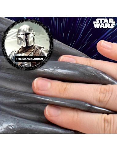 Kit de Slime Star Wars 3 Frascos - Darth Vader, Mando, Grogu