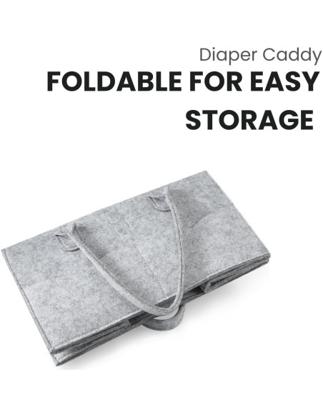 Organizador de Pañales PandaEar 2 Pack Portátil Gris/Marrón Organizador de Pañales PandaEar 2 Pack Portátil Gris/Marrón