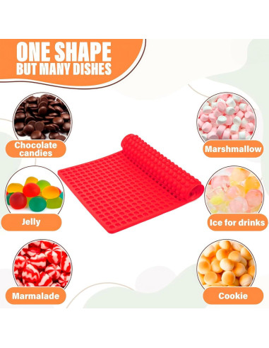 Molde de Silicona DIMROM 16" Redondo para Golosinas