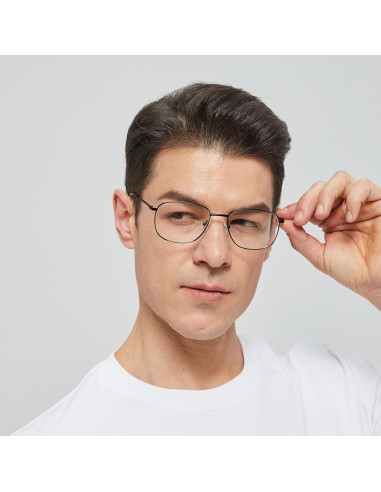 Gafas de Prescripción Jolafull JF2404 Metal Gun Cuadradas