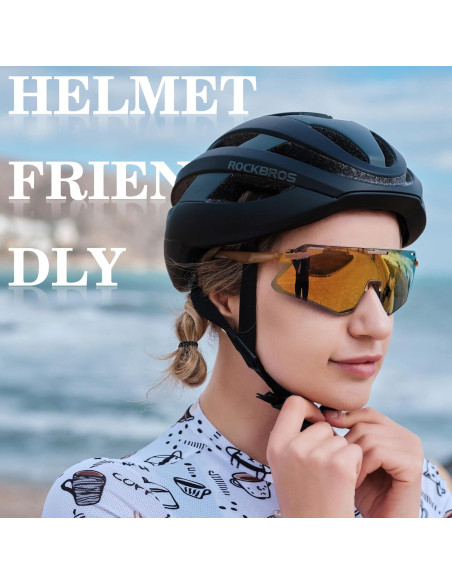 Gafas de Ciclismo ROCKBROS Antiblu UV, Montura Mediana Gafas de Ciclismo ROCKBROS Antiblu UV, Montura Mediana