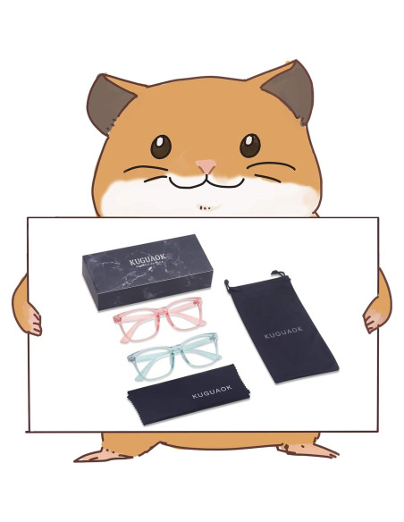 Gafas Bloqueadoras de Luz Azul KUGUAOK 2 Pack Niños 4-12 Años Gafas Bloqueadoras de Luz Azul KUGUAOK 2 Pack Niños 4-12 Años