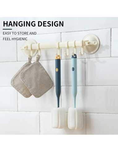 Cepillo Suave para Botellas DI QIU REN - 2 Piezas 29 cm