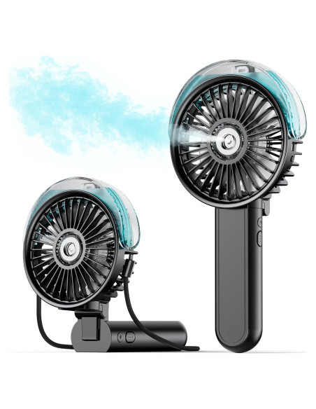 Ventilador de Nebulización Portátil SWEETFULL - 3 Velocidades, 30ml, Recargable USB Ventilador de Nebulización Portátil SWEETFULL - 3 Velocidades, 30ml, Recargable USB