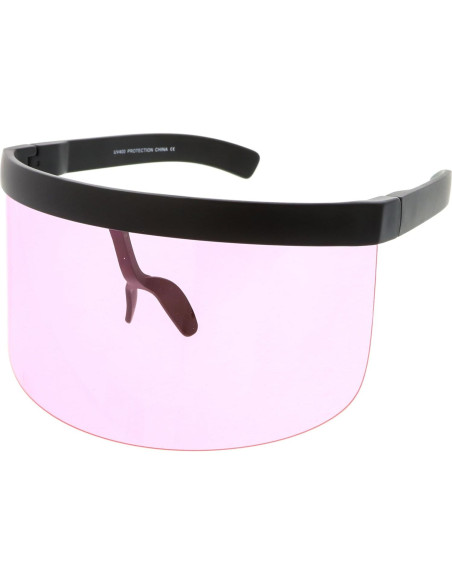 Gafas de Visor Futuristas zeroUV UV400 Rosa 172mm