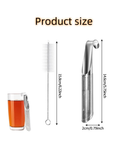 Infusor de Té de Acero Inoxidable DSXHXXKG - Colador para Hojas Sueltas