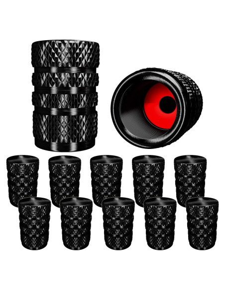 Tapones de Válvula de Neumático SAMIKIVA Aluminio 12 Piezas Tapones de Válvula de Neumático SAMIKIVA Aluminio 12 Piezas