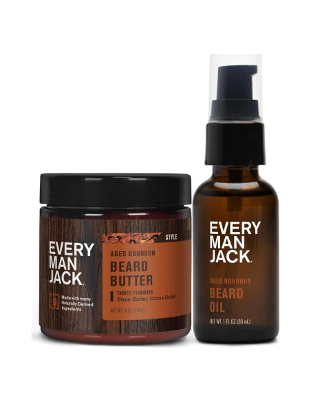 Aceite y Mantequilla para Barba Every Man Jack - Bourbon Añejo - 226g Aceite y Mantequilla para Barba Every Man Jack - Bourbon Añejo - 226g