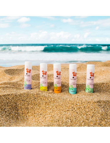 Set de 5 Balsamos Labiales Hanalei - Hidratación con Aceite de Kukui