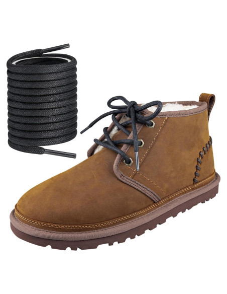 Cordon Redondo Negro 99cm Algodón Endoto para Botas UGG Cordon Redondo Negro 99cm Algodón Endoto para Botas UGG