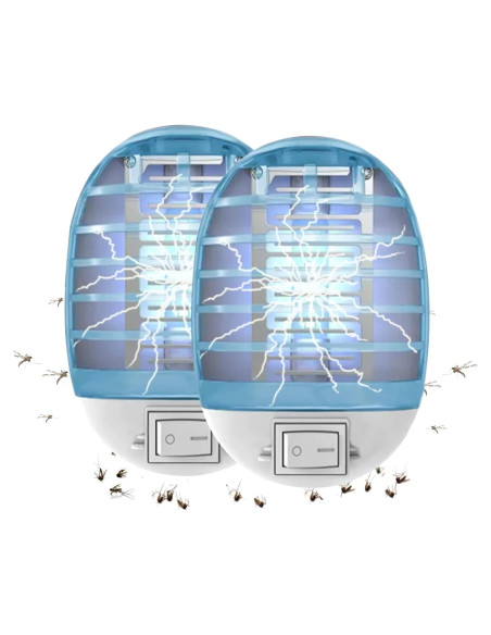 Trampa de Insectos Interior HTTLLH 2 Paquetes Luz Ultravioleta Trampa de Insectos Interior HTTLLH 2 Paquetes Luz Ultravioleta