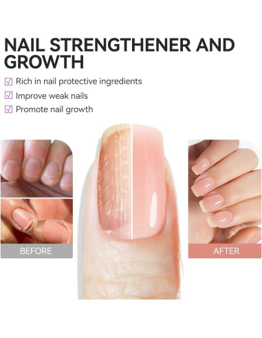 Gel Endurecedor de Uñas Gelike EC 15ml Rubor Nude 6 en 1