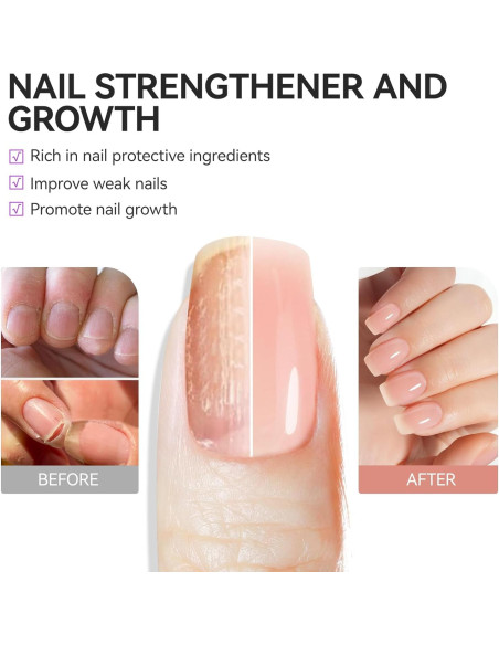 Gel Endurecedor de Uñas Gelike EC 15ml Rubor Nude 6 en 1 Gel Endurecedor de Uñas Gelike EC 15ml Rubor Nude 6 en 1