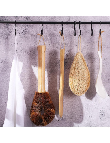 Ganchos S Sratte de Acero Inoxidable 4.4 cm - 60 Piezas