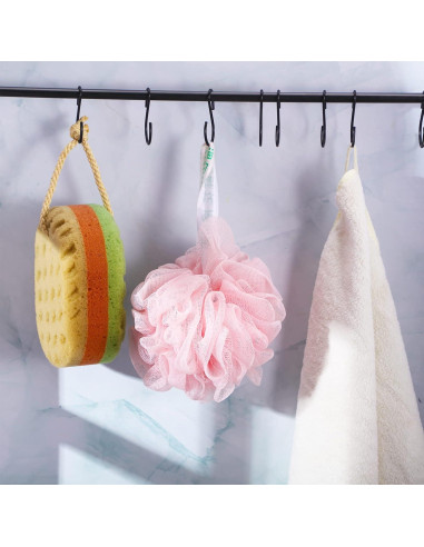 Ganchos S Sratte de Acero Inoxidable 4.4 cm - 60 Piezas