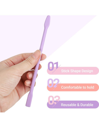 Paletas de Silicona Gartful 5 Piezas para Manualidades 16 cm